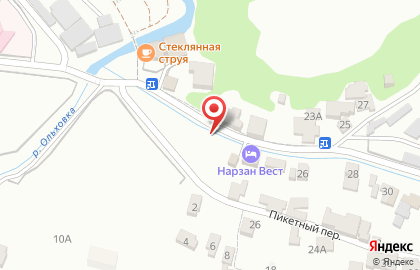 Гостинично-оздоровительный комплекс Нарзан Вест на карте