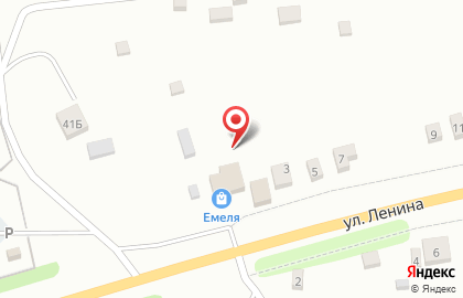 Емеля на улице Ленина на карте