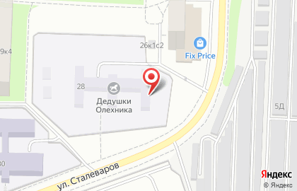 ЭОС на улице Сталеваров на карте