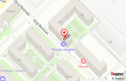 Академия развития интеллекта Amakids в проезде Яраткан на карте