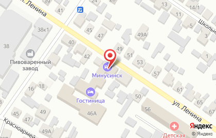 Гостиница Минусинск на карте