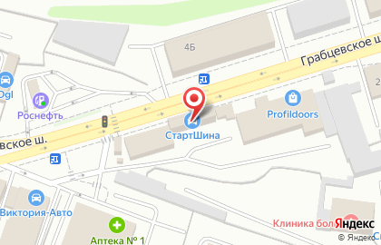 Автосервис и магазин СТОмасел на Грабцевском шоссе на карте