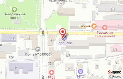Сбербанк России, ОАО, Горно-Алтайское отделение на карте