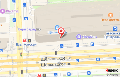 Ресторан быстрого питания Black Star Burger на Щёлковском шоссе на карте