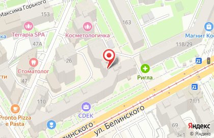 Магазин текстиля Империя сна в Нижегородском районе на карте
