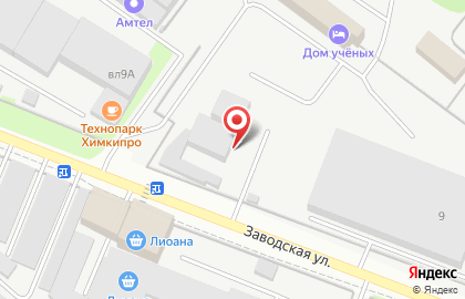 Комбинат по благоустройству и озеленению на Заводской улице на карте