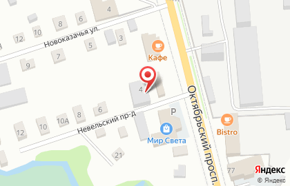 Автомойка в Пскове на карте