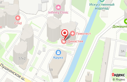 Стоматология Династия на карте