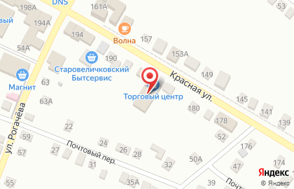Магазин алкогольных напитков Красное & Белое на Красной улице на карте