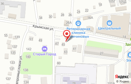 Строительная компания Экспресс на Крымской улице на карте