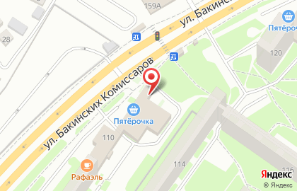 Магазин Бахус в Орджоникидзевском районе на карте