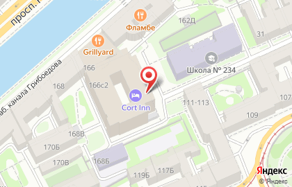 Ресторан & бар Онегин в Адмиралтейском районе на карте