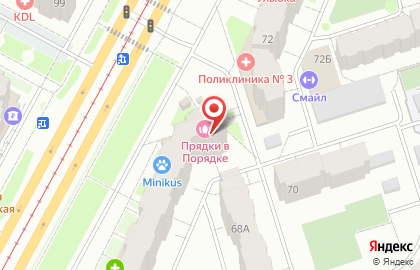 Кондитерская-булочная Сенсация на проспекте Шахтёров на карте
