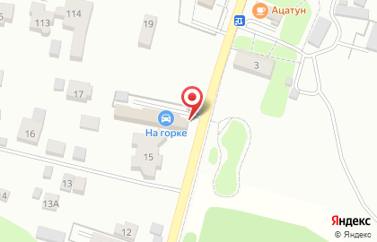 Кафе быстрого питания На горке в Видном на карте