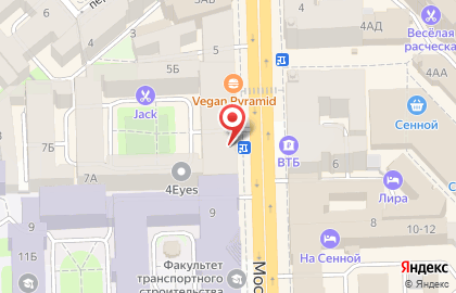 Московский кредитный банк в Санкт-Петербурге на карте
