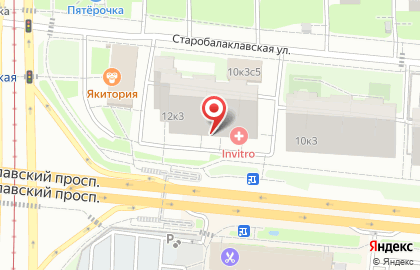 Библиотека №148 им. Ф.И. Тютчева на Балаклавском проспекте на карте