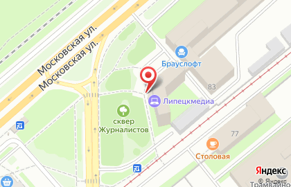 Газета Золотой ключик на Московской улице на карте