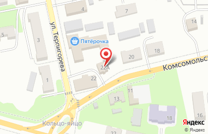Магазин-салон автотоваров Поршень на карте