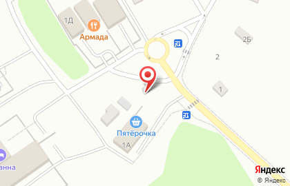 Магазин хлебобулочных изделий Каскад на карте