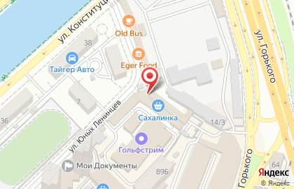 Киоск по продаже мясной продукции на улице Юных Ленинцев на карте