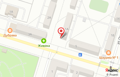 Автоматический киоск Вода-воз на улице Окунева на карте