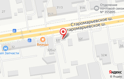 Компания СОЮЗСТРОЙКОМПЛЕКТ на Старомарьевском шоссе на карте