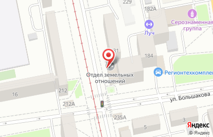 Отдел гражданской защиты населения Октябрьского района на карте