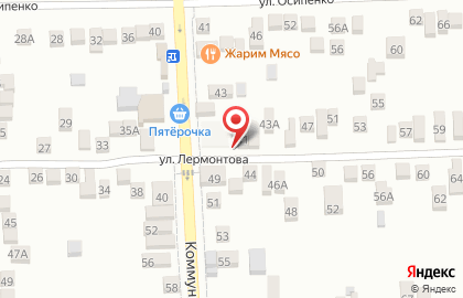 Продуктовый магазин в Ростове-на-Дону на карте