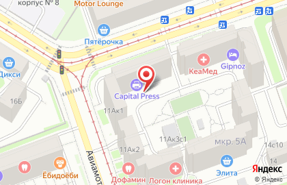 Москитные сетки у метро Авиамоторная на карте