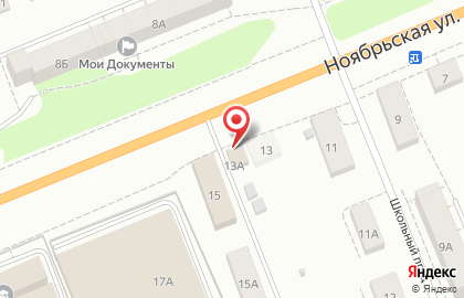 Продуктовый магазин Путевый на улице Ноябрьской на карте