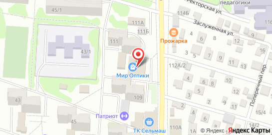 Глазная клиника Новый Мир в Днепровском переулке на карте