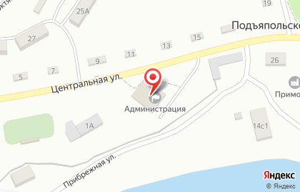Администрация Подъяпольского сельского поселения на карте