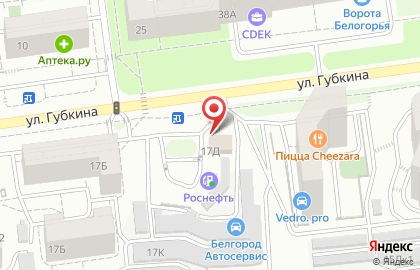 Страховая компания Авто Экспресс на улице Губкина на карте
