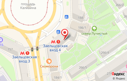 ОАО Банкомат, АК БАРС БАНК на Красном проспекте на карте