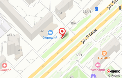 Бизнес центр НОРД на улице 9 Мая на карте