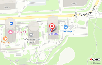 Автомойка Стайлика на карте