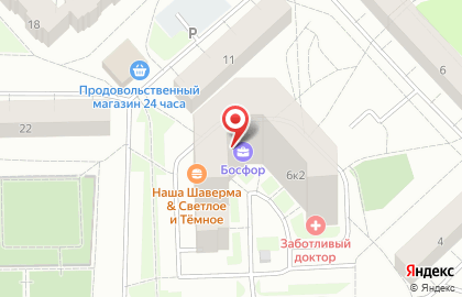 Служба доставки Сытые Шушары на карте