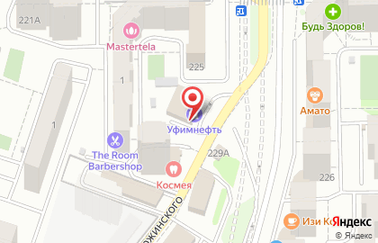 АЗС Уфимнефть на проспекте Дзержинского на карте