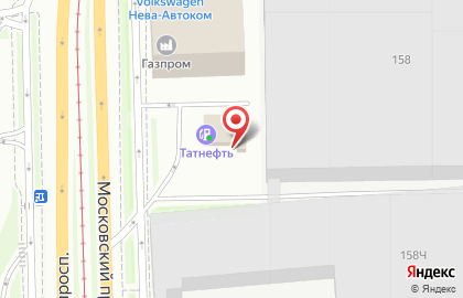 Автоматическая мойка Neste на Московском проспекте на карте