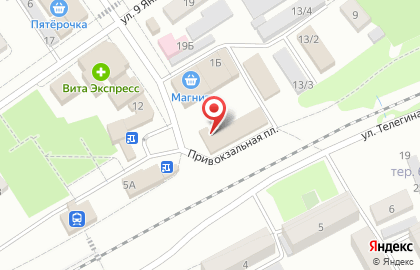 Оператор связи МТС на Привокзальной площади на карте