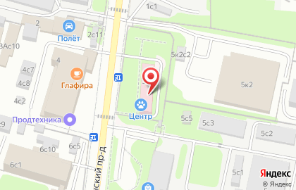 Ветеринарная Клиника "Центр" Нагатино на карте