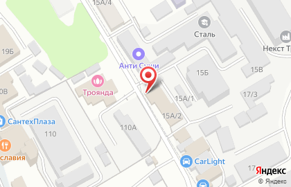 Магазин автозапчастей Бычок в Советском районе на карте