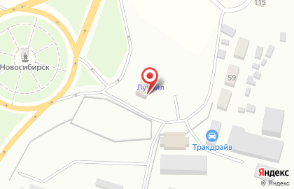 Автозаправочная станция Лукойл на Советской улице на карте