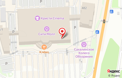 Кафе Burger CLUB в Южно-Сахалинске на карте