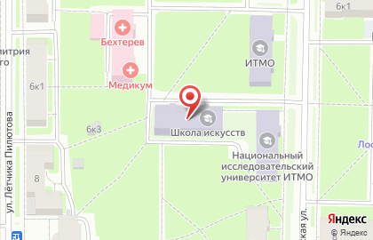 Детская Школа Искусств на 2-ой Комсомольской улице на карте