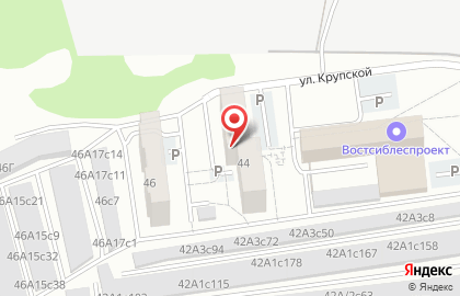 Гостиница квартирного типа Твой дом на улице Крупской на карте