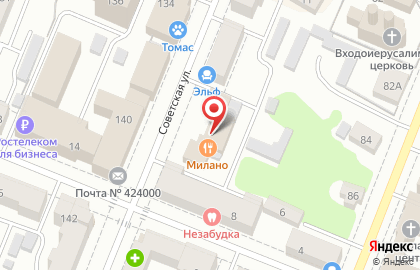Доставка еды SushiRolls на Советской улице на карте