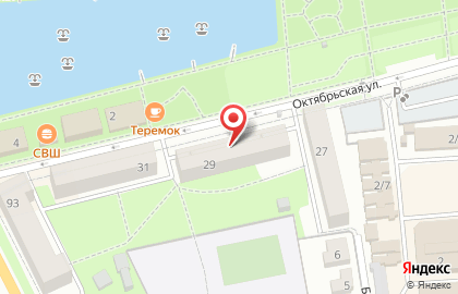 Салон красоты Элегант на Октябрьской улице на карте