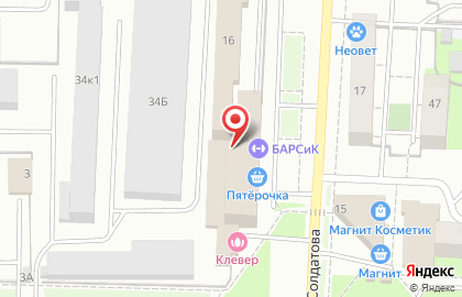 ООО Автопартнер на улице Солдатова на карте