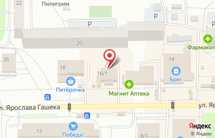 Ветеринарная клиника Барс и К в Ленинском районе на карте